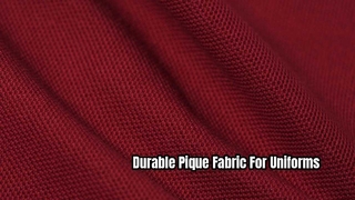Durable Double Pique Knit Fabric for Premium Polo Shirts