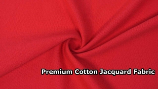 Premium 210g Cotton Jacquard Fabric for Luxury Polo Shirts
