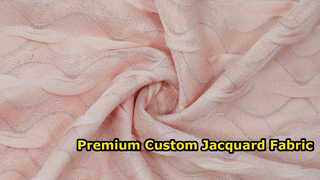 Premium Custom Jacquard Fabric for Luxury Dress Design
