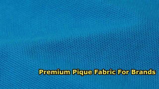 Durable Pique Knit Textile for School Uniform Polo Shirts Wholesale Stock