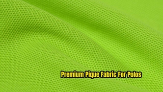Premium Cotton Poly Pique Fabric For Polo Shirts