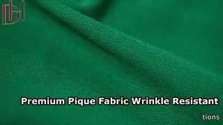 Premium Double Pique Knit Fabric for Durable Polo Shirts