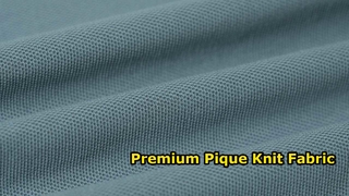Soft Pique Knit Pique Fabric For Daily Casual Wear Garment