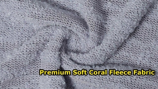 Premium Woven Coral Fleece Fabric Bulk Supplier