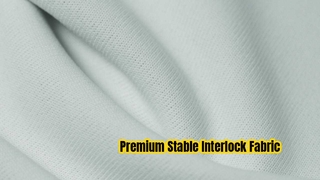 Premium 260gsm Polyester Interlock Fabric for Apparel