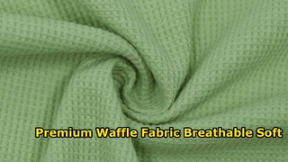 Premium Waffle Poplin Fabric for High Quality Garments
