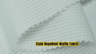 Premium Stain Repellent Waffle Fabric for Apparel