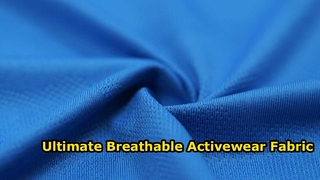 Best Breathable Jacquard Mesh Fabric for Activewear