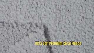 Premium Coral Fleece Fabric for Home Decor and Apparel